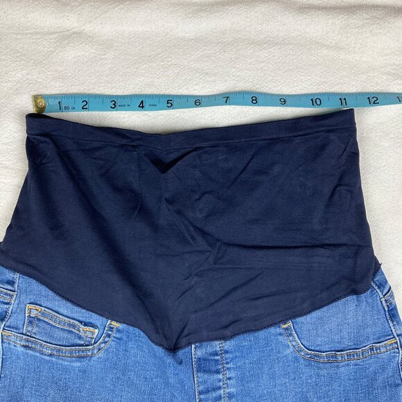 GAP Maternity Easy Leggings Size 4 Blue Jeans Leggings Skinny Slim Leg Pants - Picture 14 of 15